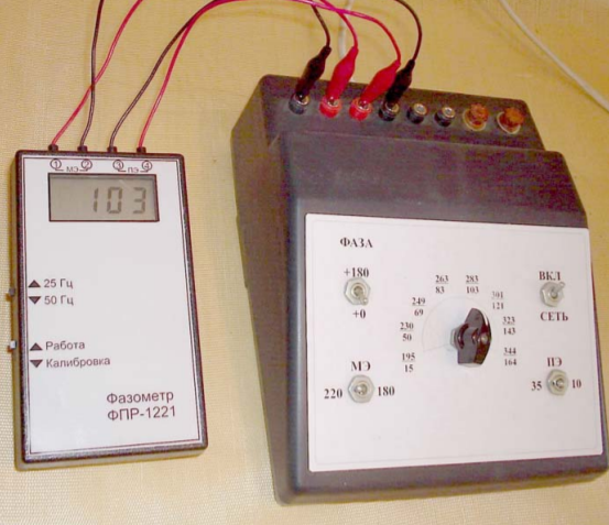 Фазометр МЕГА ФПР-1221 Анализаторы электрических цепей
